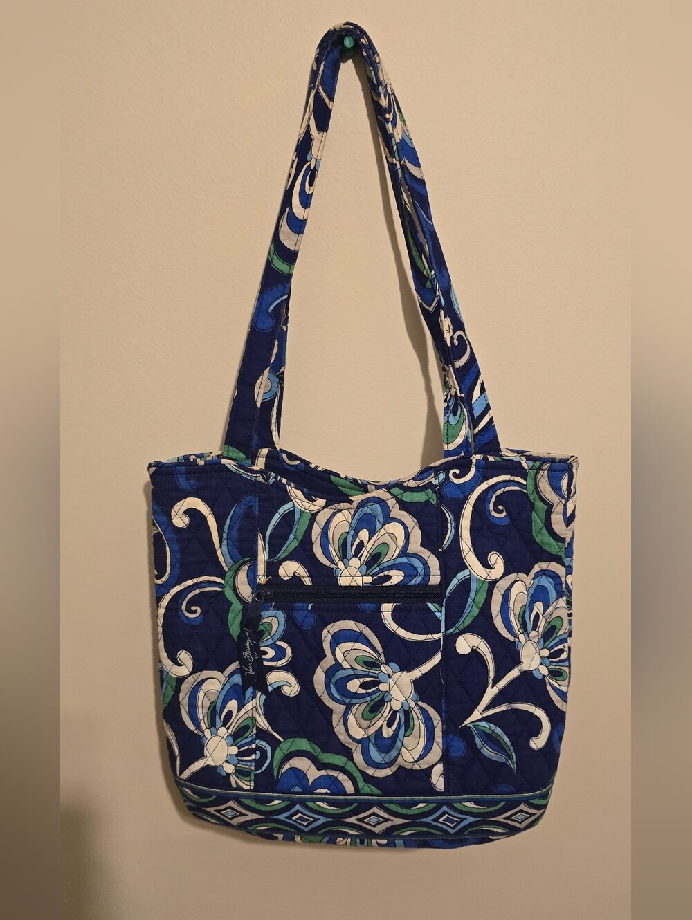 Vera Bradley Mediterranean Blue Tote Bag
